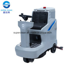 Double Brush, Low-Noise Ride-on Floor Scrubber Dryer